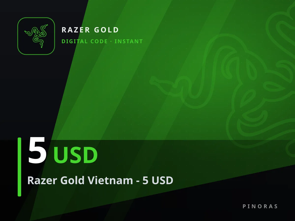 Razer Gold Vietnam - 5 USD — Pinoras