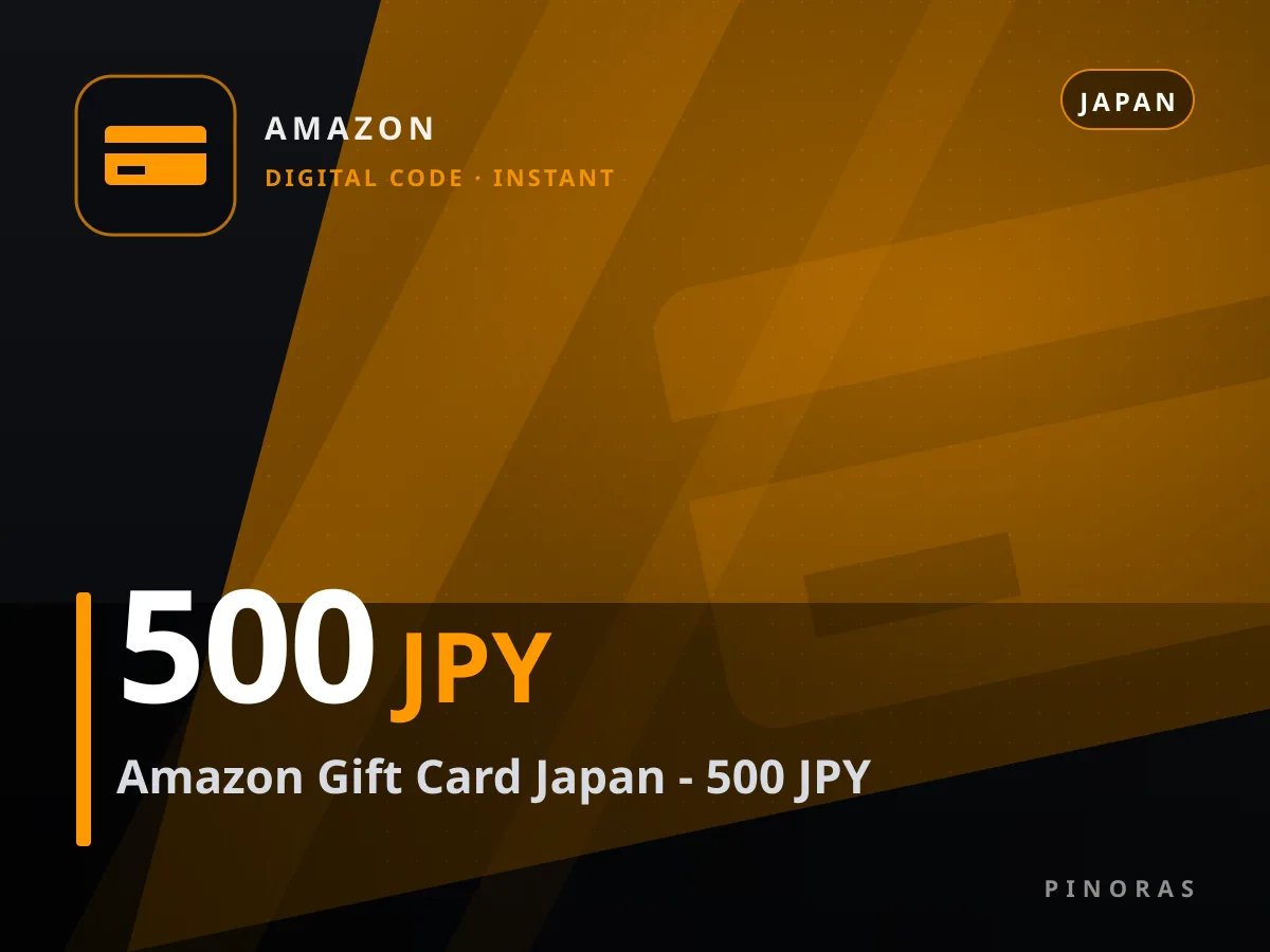 Amazon Gift Card Japan - 500 JPY — Pinoras