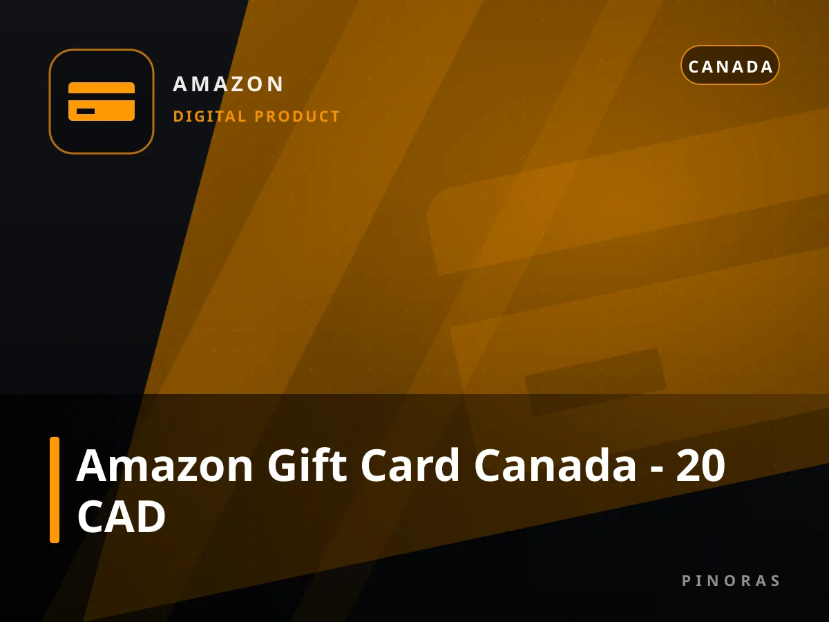Amazon Gift Card Canada - 20 CAD — Pinoras
