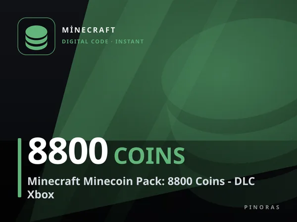 Minecraft Minecoin Pack: 8800 Coins - DLC Xbox