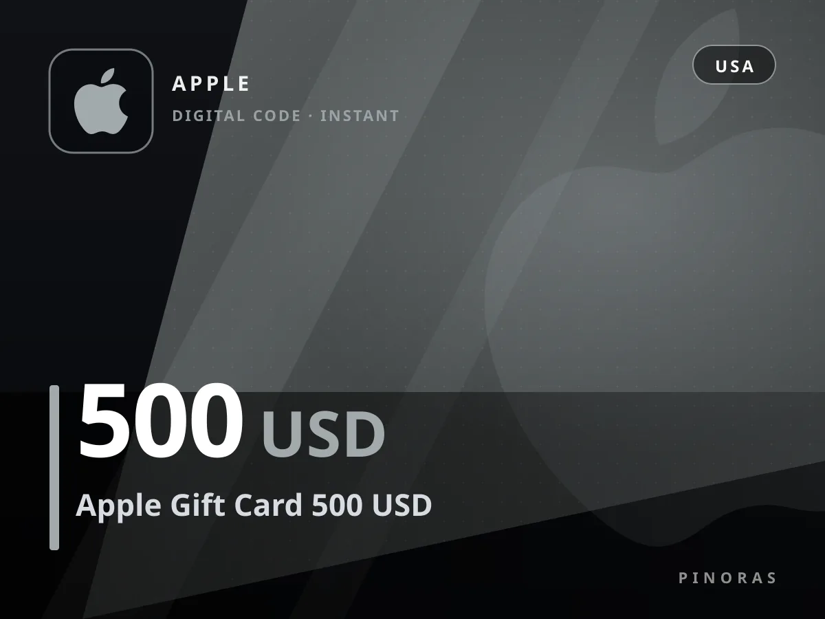 Apple Gift Card 500 USD — Pinoras
