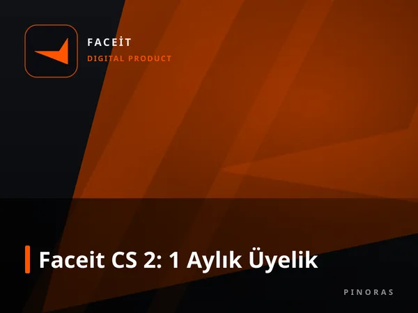 Faceit CS 2: 1 Aylık Üyelik