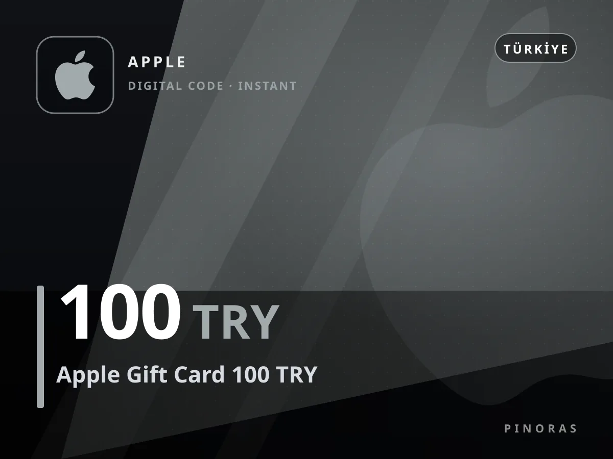 Apple Gift Card 100 TRY — Pinoras