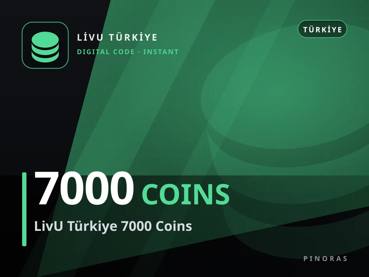 LivU Türkiye 7000 Coins — Pinoras