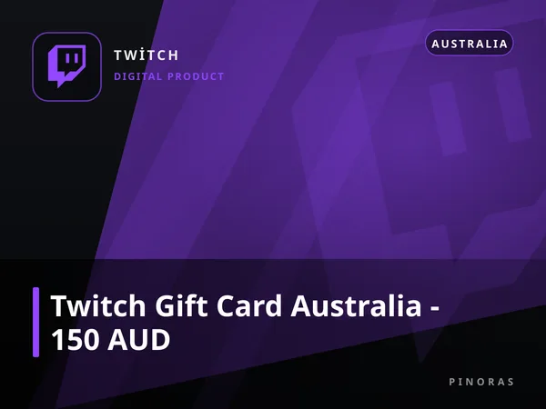 Twitch Gift Card Australia - 150 AUD