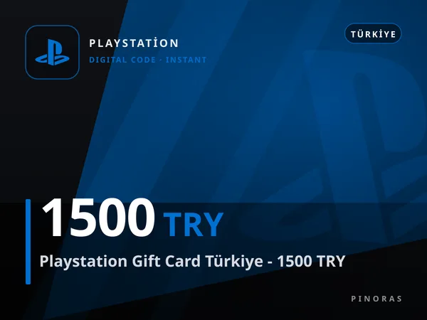 Playstation Gift Card Türkiye - 1500 TRY