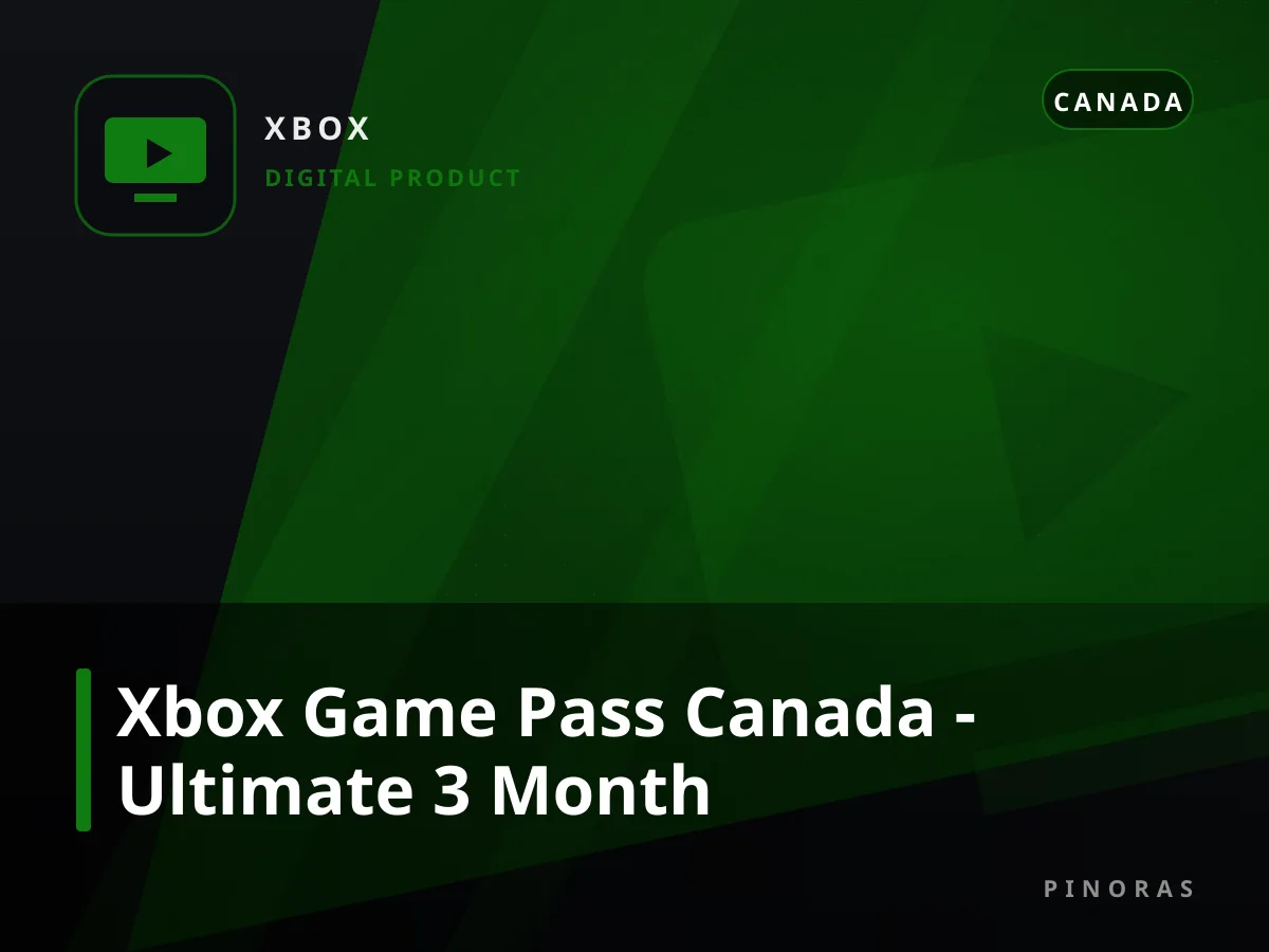 Xbox Game Pass Canada - Ultimate 3 Month — Pinoras