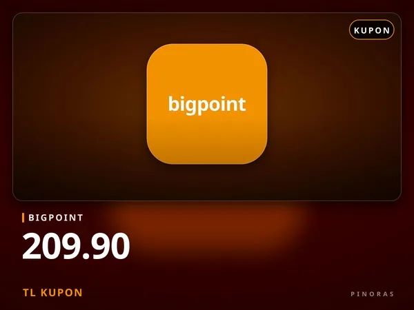 Bigpoint 209.90 TL Kupon