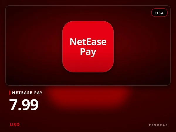 NetEase Pay USA - 7.99 USD