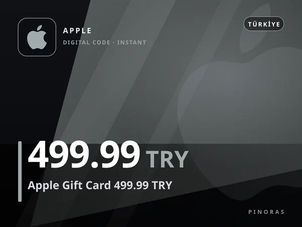 Apple Gift Card 499.99 TRY
