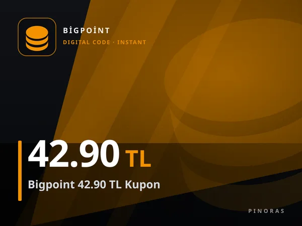 Bigpoint 42.90 TL Kupon