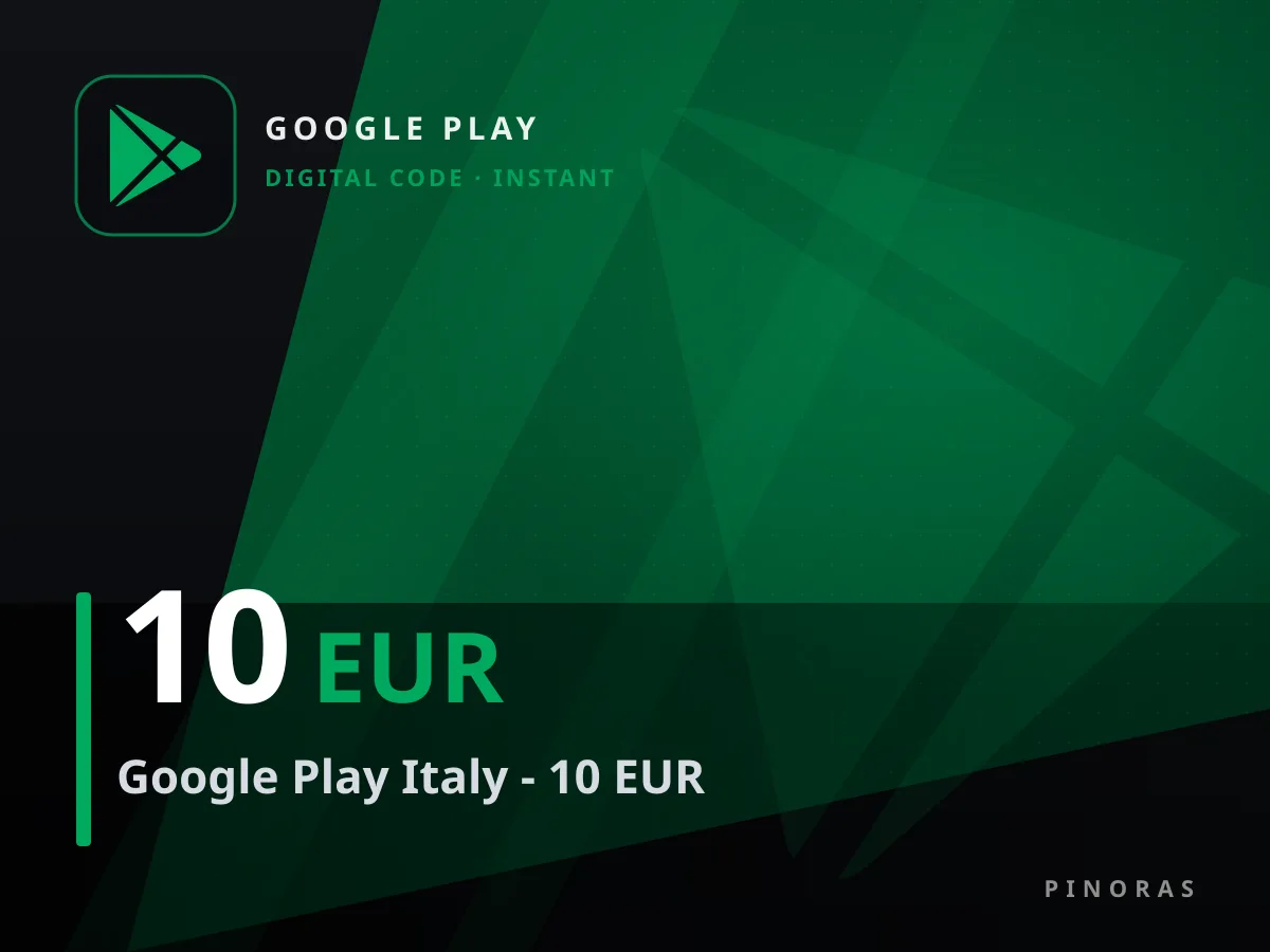 Google Play Italy - 10 EUR — Pinoras
