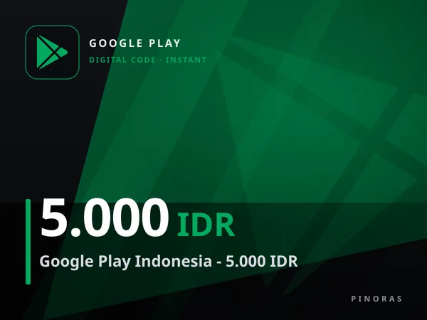 Google Play Indonesia - 5.000 IDR