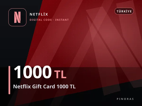 Netflix Gift Card 1000 TL