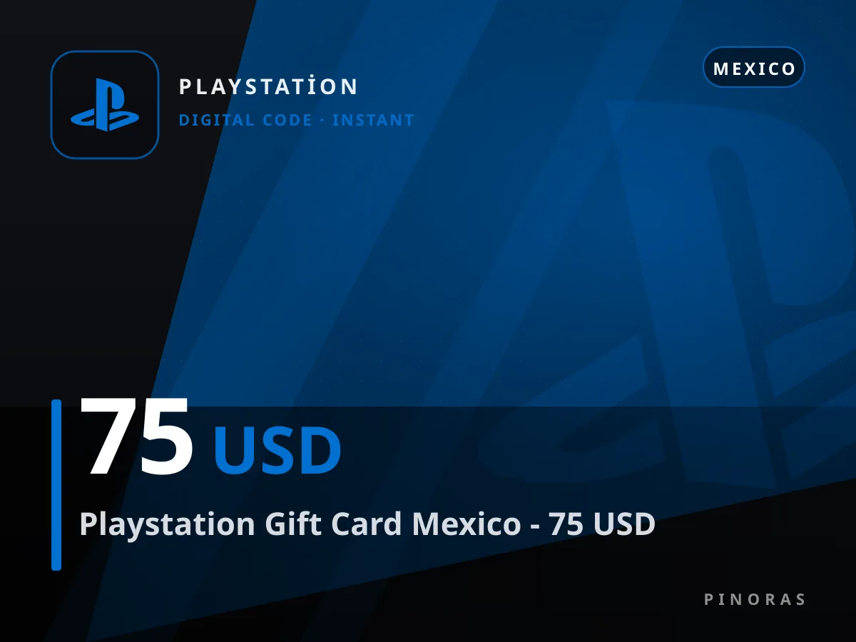 Playstation Gift Card Mexico - 75 USD — Pinoras