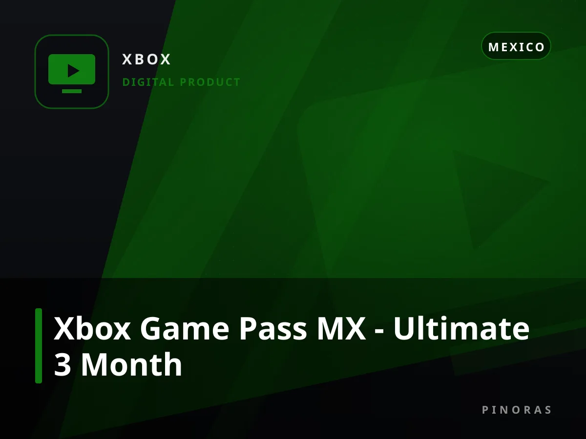 Xbox Game Pass MX - Ultimate 3 Month — Pinoras
