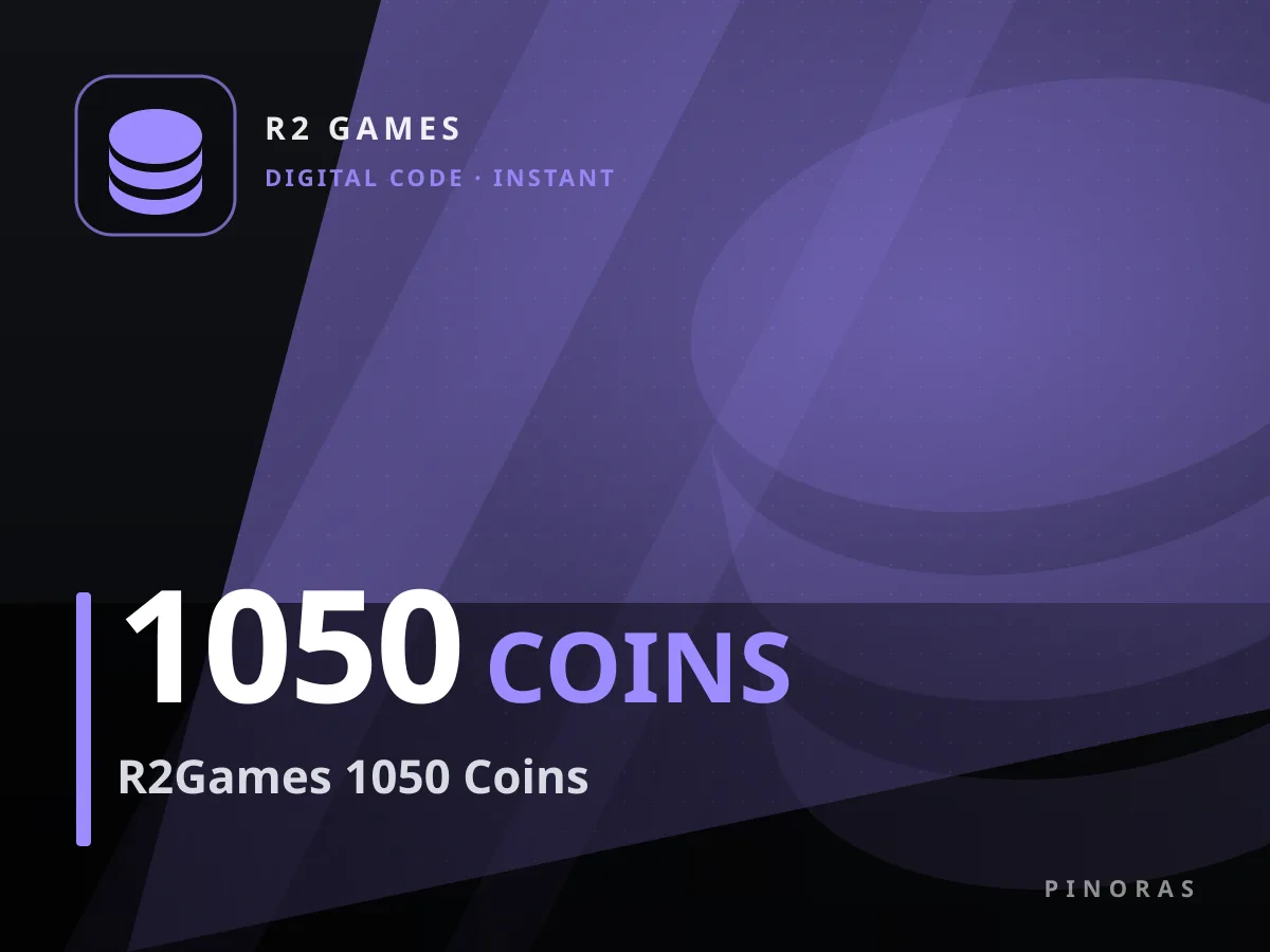 R2Games 1050 Coins — Pinoras