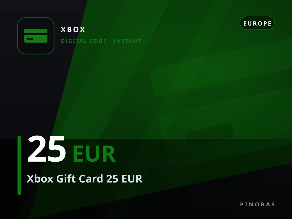 Xbox Gift Card 25 EUR — Pinoras