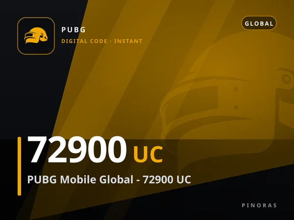 PUBG Mobile Global - 72900 UC