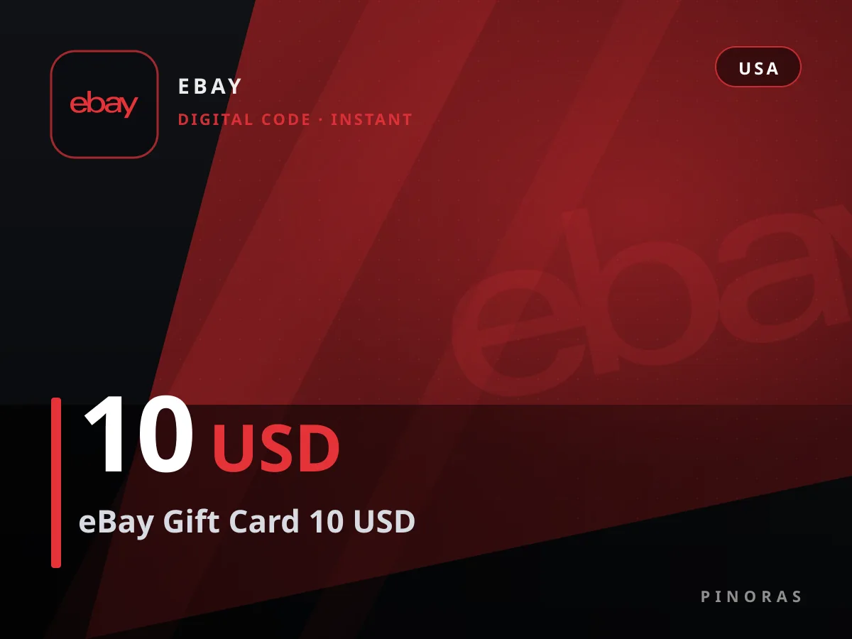 eBay Gift Card 10 USD — Pinoras