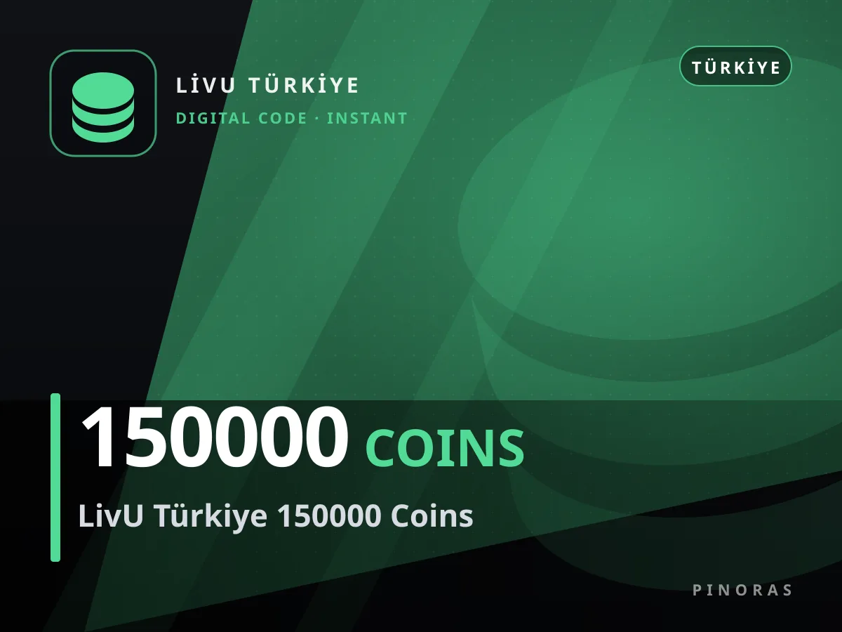 LivU Türkiye 150000 Coins — Pinoras