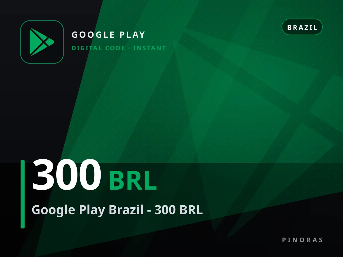 Google Play Brazil - 300 BRL — Pinoras