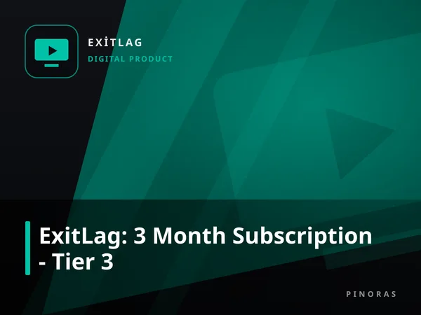 ExitLag: 3 Month Subscription - Tier 3