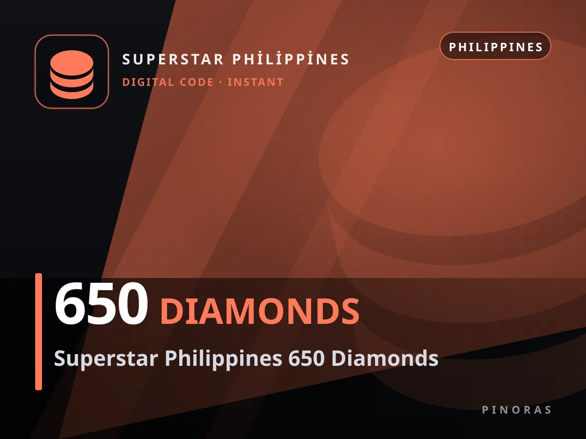 Superstar Philippines 650 Diamonds — Pinoras