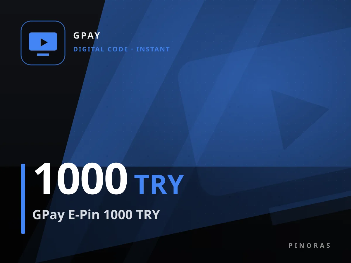 GPay E-Pin 1000 TRY — Pinoras
