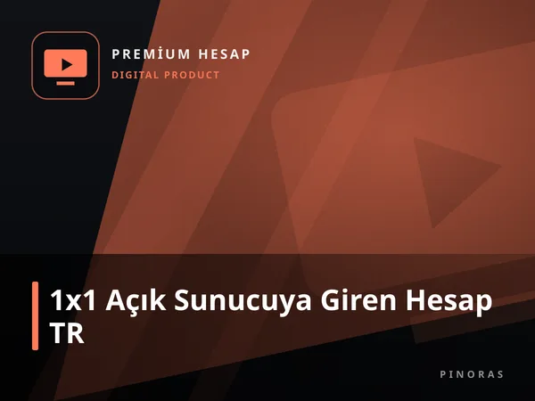 1x1 Açık Sunucuya Giren Hesap TR