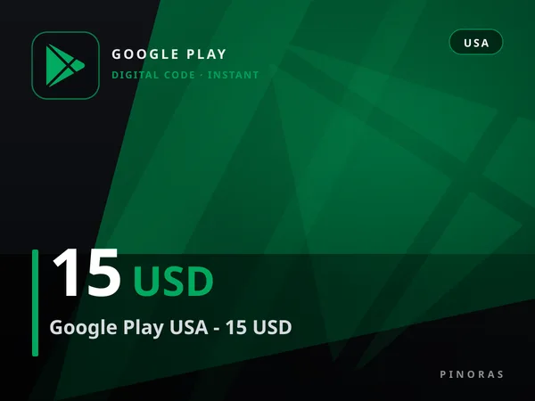 Google Play USA - 15 USD