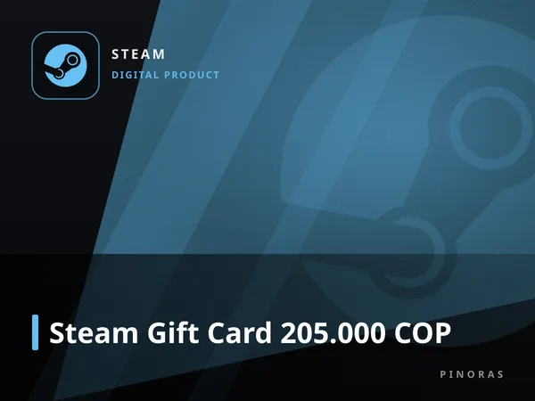 Steam Gift Card 205.000 COP