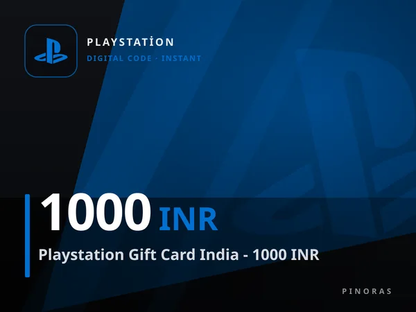Playstation Gift Card India - 1000 INR