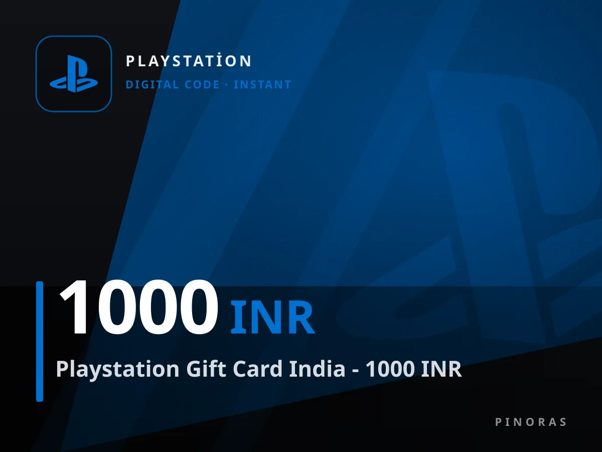 Playstation Gift Card India - 1000 INR — Pinoras