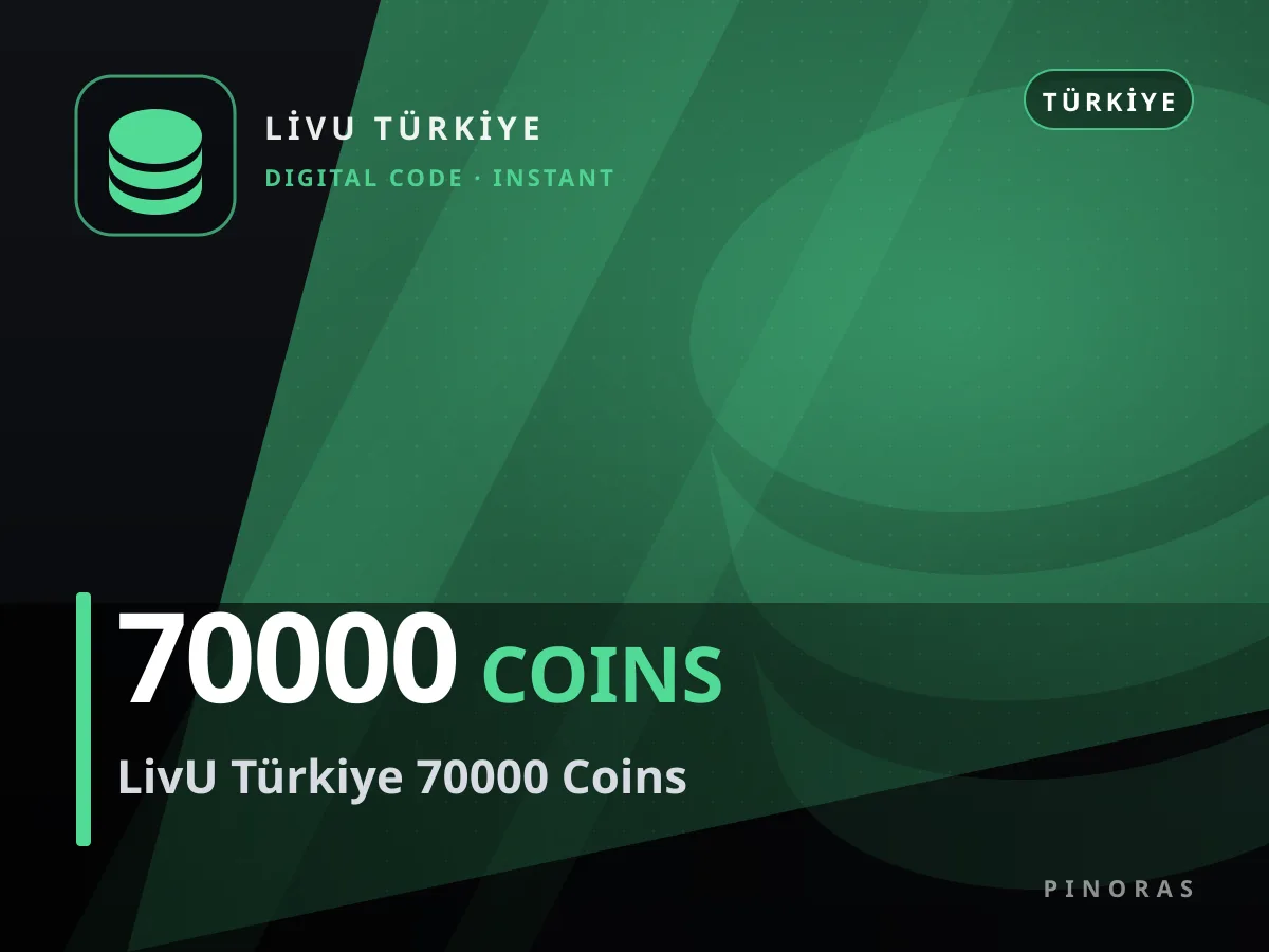 LivU Türkiye 70000 Coins — Pinoras
