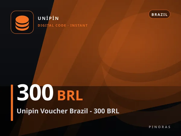 Unipin Voucher Brazil - 300 BRL