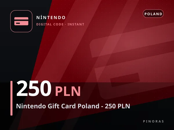Nintendo Gift Card Poland - 250 PLN