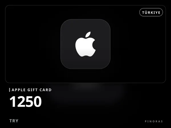 Apple Gift Card 1250 TRY