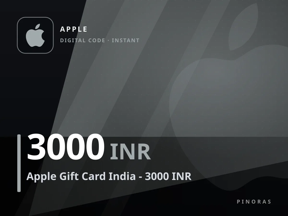 Apple Gift Card India - 3000 INR — Pinoras