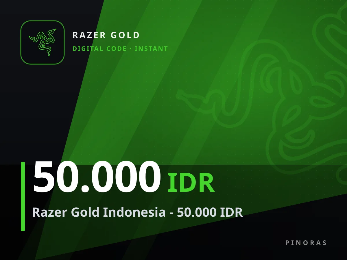 Razer Gold Indonesia - 50.000 IDR — Pinoras