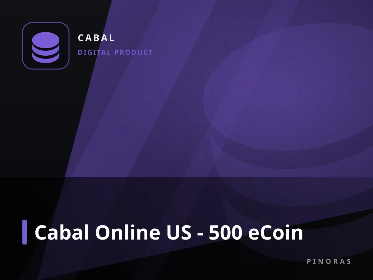 Cabal Online US - 500 eCoin — Pinoras