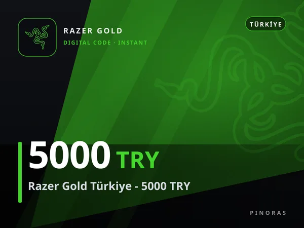 Razer Gold Türkiye - 5000 TRY
