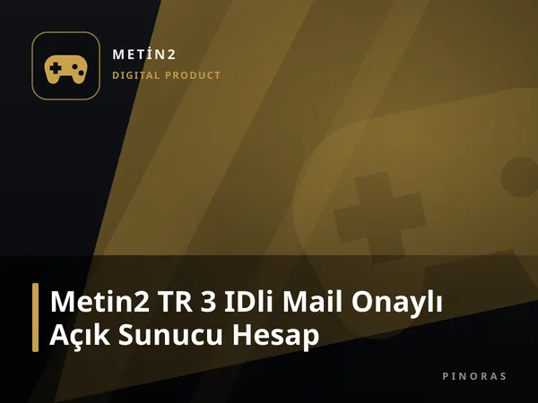 Metin2 TR 3 IDli Mail Onaylı Açık Sunucu Hesap