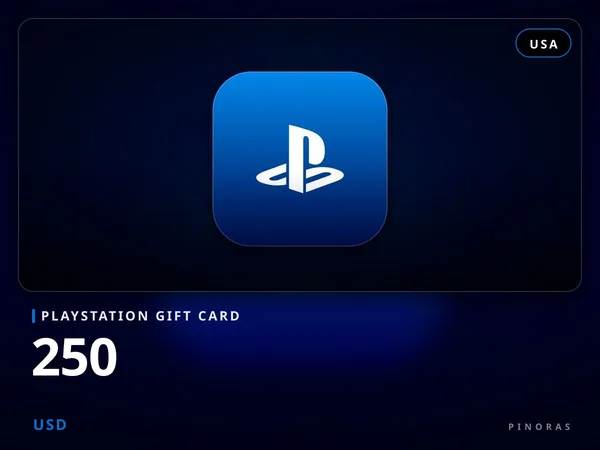 Playstation Gift Card 250 USD