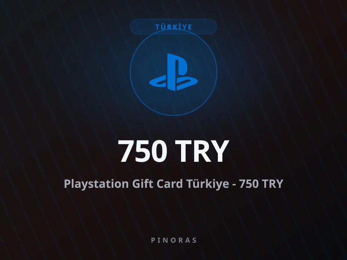 Playstation Gift Card Türkiye - 750 TRY — Pinoras