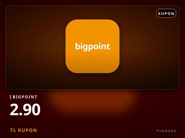 Bigpoint 2.90 TL Kupon
