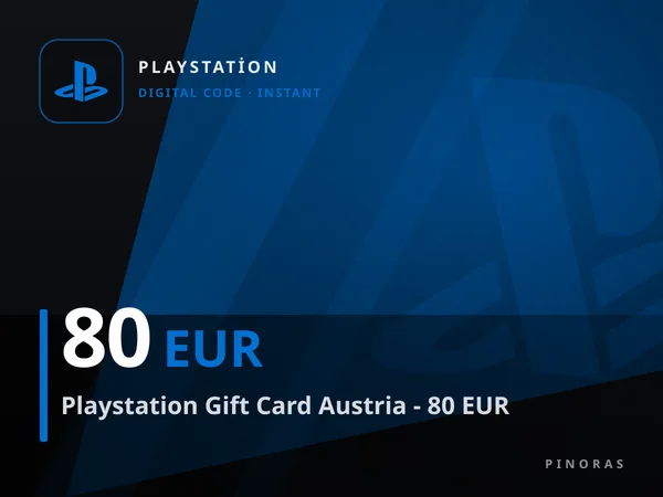 Playstation Gift Card Austria - 80 EUR