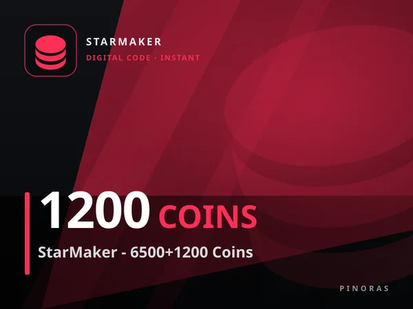 StarMaker - 6500+1200 Coins