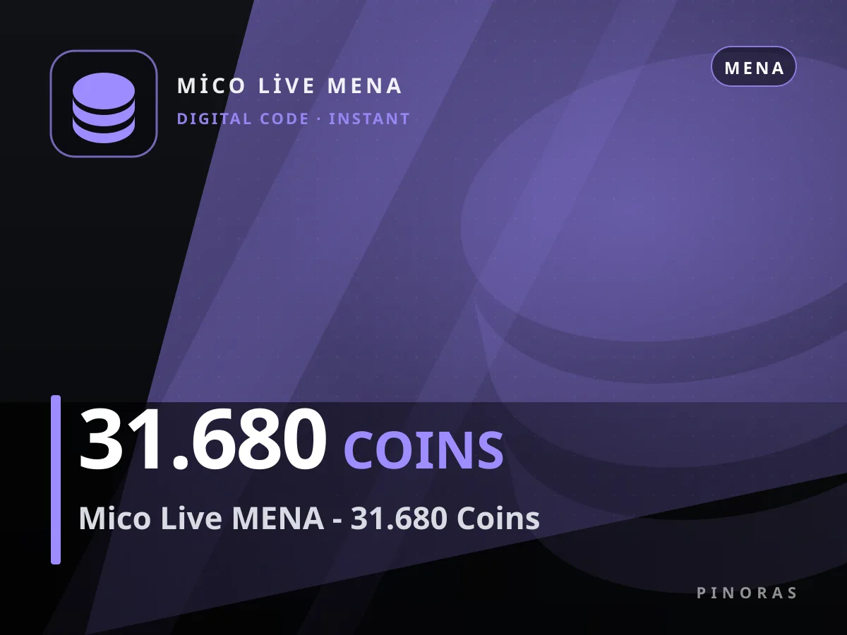 Mico Live MENA - 31.680 Coins — Pinoras
