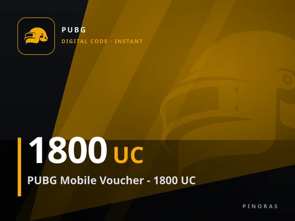 PUBG Mobile Voucher - 1800 UC